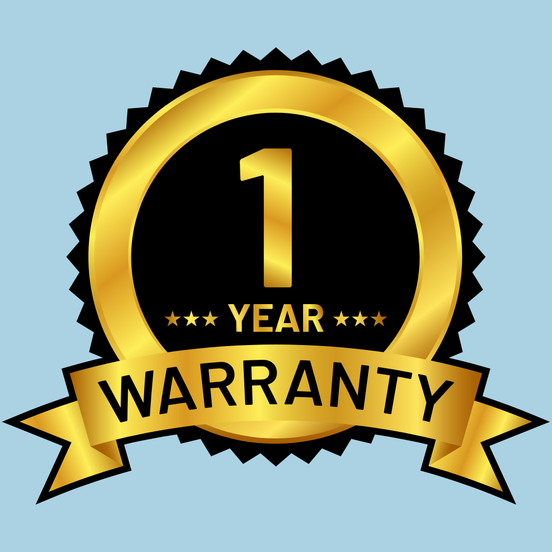 1 Year Warranty